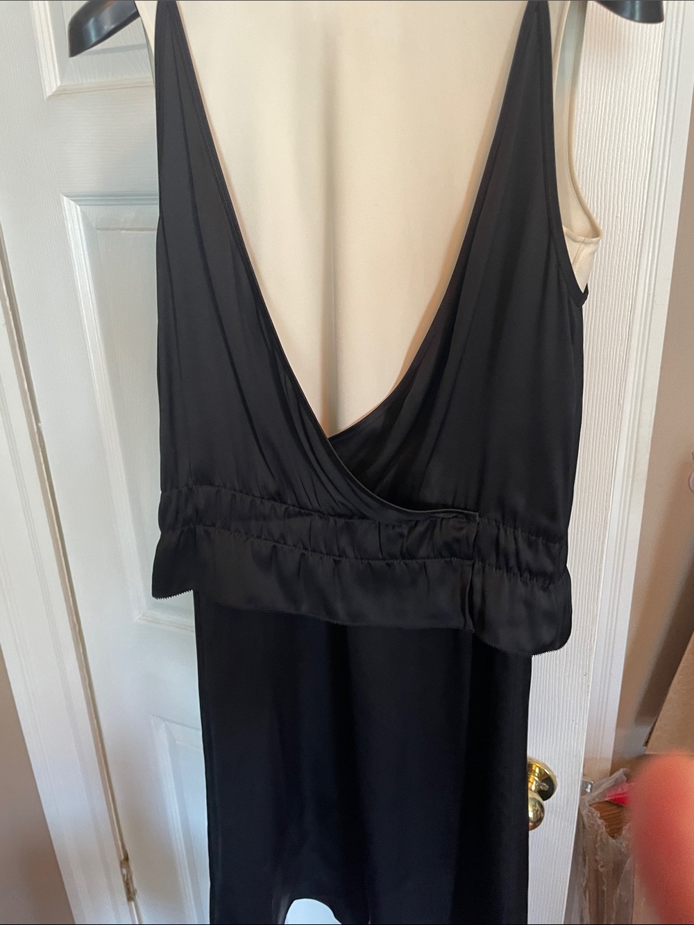 Celine 100% silk made in France dress with cream shell and slip dress size 36 - Picture 3 of 9